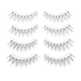 False Eyelashes Manufacturer - Private Label Natural Clear Bottom Handmade