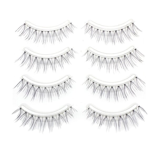 False Eyelashes Manufacturer - Private Label Natural Clear Bottom Handmade