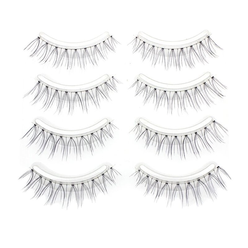False Eyelashes Manufacturer - Private Label Natural Clear Bottom Handmade