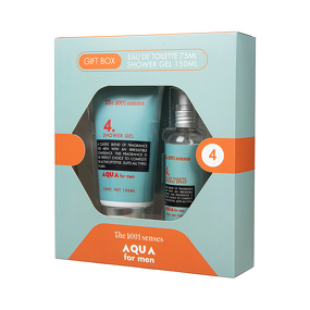 Gift Set - Manufacturer New Men's 150mL Wash 75mL Natural Spray Christmas