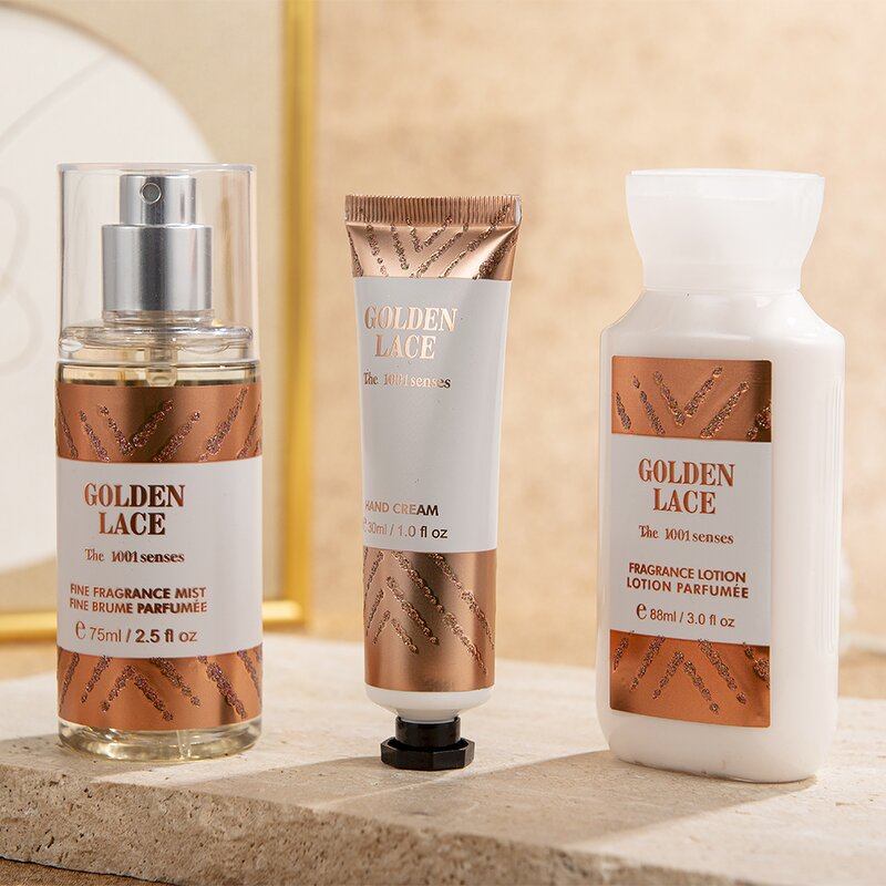 Gift Set - Manufacturer 3in1 Body Mist Hand Cream Lotion Elegant Scent