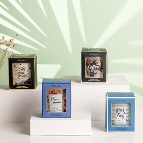 Candle - Manufacturer Wholesale 200G Luxury Christmas Custom Logo Glass Jar