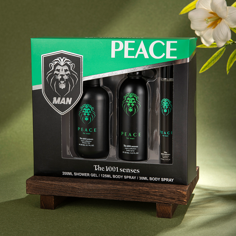 Gift Set - Manufacturer New Men's 200mL Wash 125mL Spray 30mL Mini Perfume