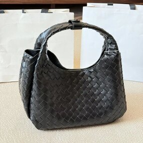 Tote Bag - Manufacturer Woven Genuine Leather Large Capacity Vintage Women's Shoulder