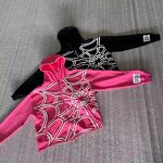 Men's Hoodie Manufacturer - OEM Designer Raw Cut Hem Spider Applique Embroidery