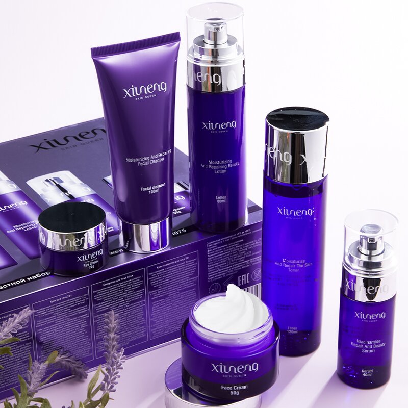 Skin Care Set - Manufacturer Vegan Collagen Peptide Anti Aging Face Wash Serum Cream