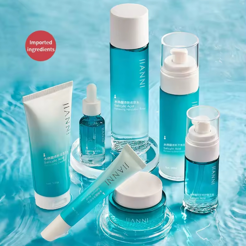 Skin Care Set - Manufacturer Salicylic Acid Collagen 7Pcs Oil Control Acne Scar