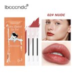 Lipstick - Manufacturer 3 Pocket Cotton Swab Velvet Matte Portable Lip Gloss