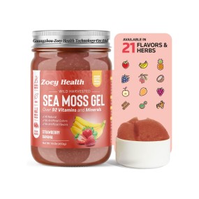 Peach Flavor Sea Moss Gel Manufacturer - Vegan Superfood