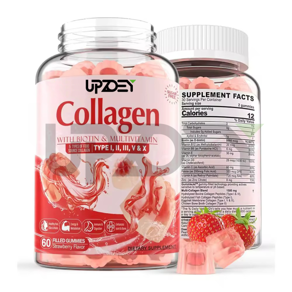 Collagen Gummy Supplier - Sugar Free Peptide Skin Health