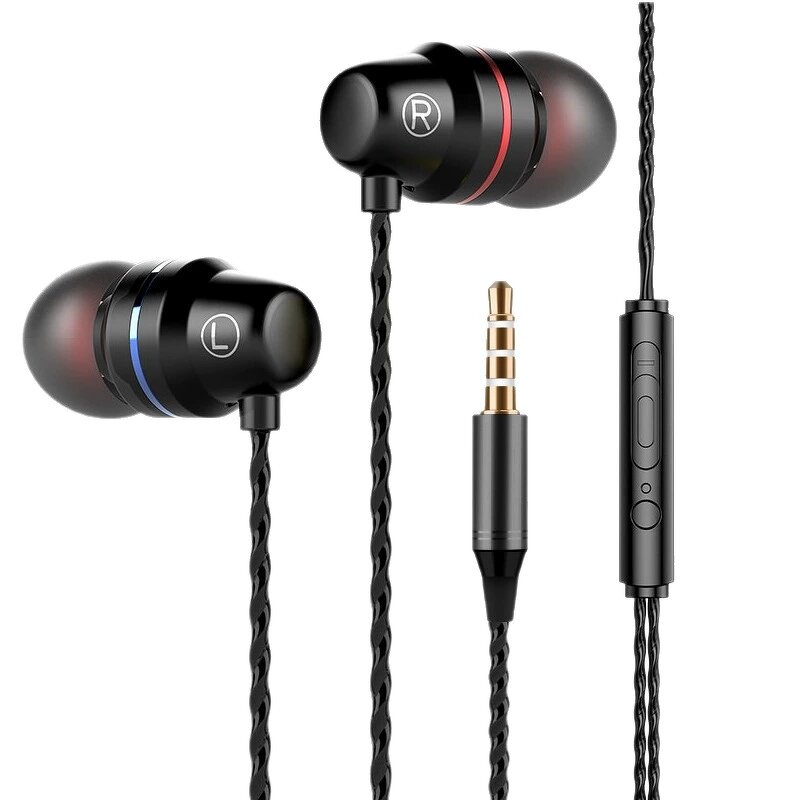 Wired Headset Manufacturer - 3.5mm Stereo with Deep Bass Noise Canceling & IPX-4