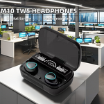 Wireless Headset Manufacturer - M10 V5.3 with Digital Display ENC & JL Chipset
