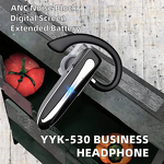 Business Headphone Manufacturer - YYK-530 Single-ear Hanging with ANC & IPX7