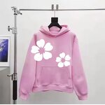 Hoodie - Manufacturer 100%Cotton Fleece Puff Print American Streetwear Men