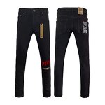 Jeans - Manufacturer Ksubiy Stretch Ripped Denim Hip Hop Streetwear Men