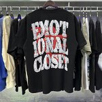 T-shirt - Manufacturer 100%Cotton Y2K Graphic Oversized Mixed Emotion Men