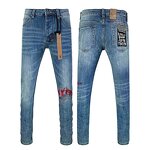 Jeans - Manufacturer Ksubing Ripped Denim Trousers Designer Brand Homme Men
