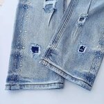 Jeans - Manufacturer Ksubiy Stretch Ripped Denim Hip Hop Streetwear Men