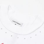 T-shirt - Manufacturer 240g Cotton Diamond Skulls Oversized Streetwear Men