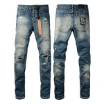 Jeans - Manufacturer Ksubiy Stacked Denim Y2K Distressed Hip Hop Designer Men
