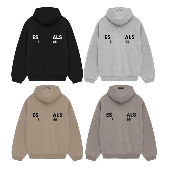 Hoodie - Manufacturer 24FALL Color Contrast Big LOGO Ironing Label Printed