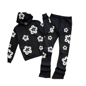 Hoodie - Manufacturer 100%Cotton Denimes Puff Printing Streetwear Men