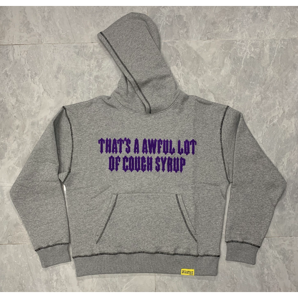 Hoodie - Manufacturer 100%Cotton Cough Syrup Streetwear Pullover Men