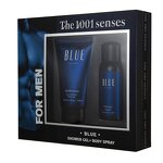 Gift Set Manufacturer - 2024 Wholesale Private Label Christmas MEN with Mist & Lotion Blue