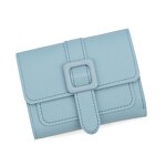 Card Wallet - Manufacturer Lady Mini PU Custom Color Minimalist Button Waterproof