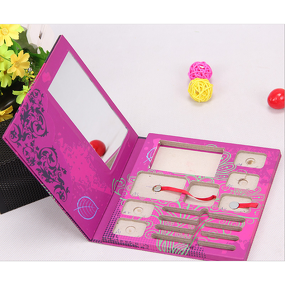 Eyeshadow Palette - Manufacturer 2025 6 Color Mirror Sponge Liner Empty Paper Box