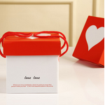 Gift Box - Manufacturer Christmas Eco Corrugated Folding Handle Custom Printing