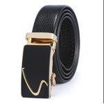 Belt - Manufacturer 2025 OEM Genuine Leather Automatic Alloy Buckle Men