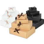 Gift Box - Manufacturer Rectangle Kraft Valentine Candy Ribbon Embossing Storage
