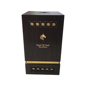 Perfume Box - Manufacturer 2025 Custom Black Wood Special Paper Lid Bottom Gift