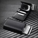 Card Bag - Manufacturer Men's Carbon Fiber RFID Zipper Multi-Card Ultra-Thin