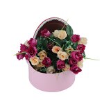 Flower Box - Manufacturer New Valentine Pink Heart Wedding Favor Rigid Embossing