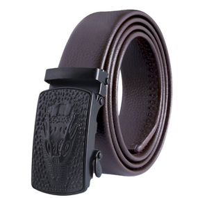 Belt - Manufacturer Wholesale New PU Alloy Automatic Lock Men's Business