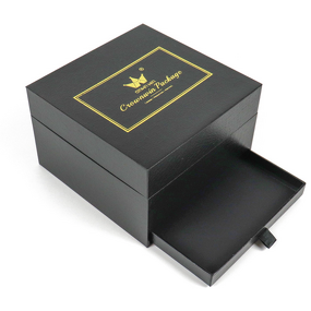 Perfume Box - Manufacturer 2025 Small Drawer Custom Logo Glossy Sliding Embossing