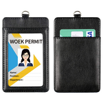 ID Card Holder - Manufacturer High Quality Horizontal Vertical Genuine Leather Office