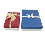 Gift Box - Manufacturer High-End Rigid Flip Ribbon Embossed LOGO Sponge Lining