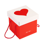 Gift Box - Manufacturer Romantic Heart Corrugated Embossed Matt Pastry Treat