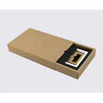 Gift Box - Manufacturer Kraft Paper Drawer Black White Lid Cosmetic Packaging