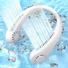 Neck Fan - Manufacturer NA Rechargeable Mini USB Portable Outdoor Wearable