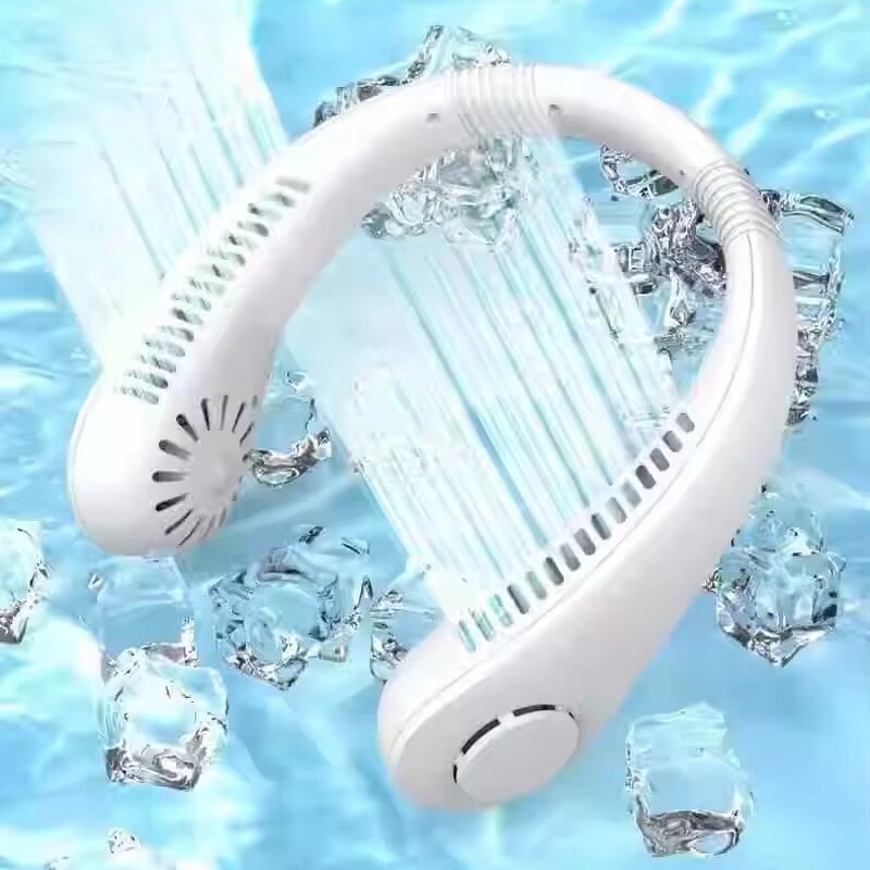 Neck Fan - Manufacturer NA Rechargeable Mini USB Portable Outdoor Wearable