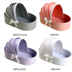 Flower Box - Manufacturer Valentine Pink Heart Shape Wedding Favor Rigid Embossing