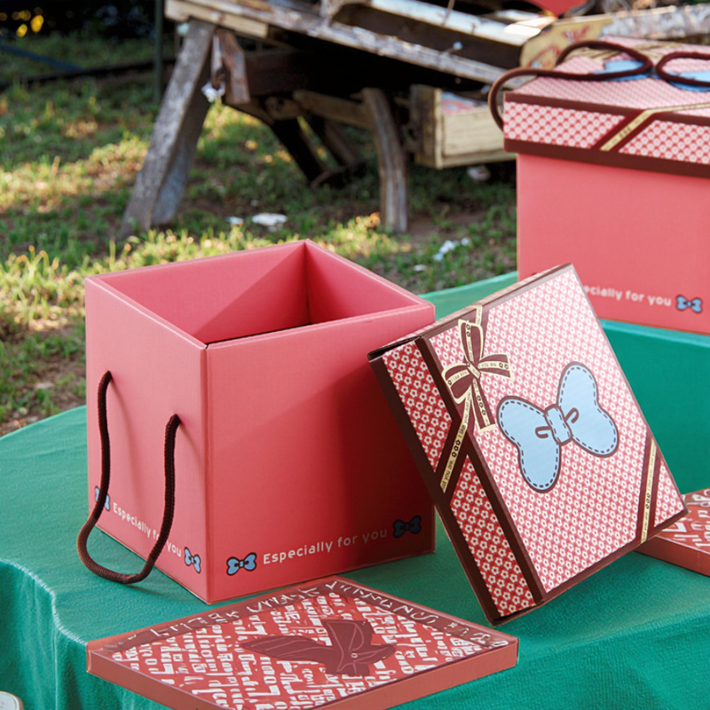 Candy Box - Manufacturer Portable Holiday Kraft Color UV Matt Lamination Party