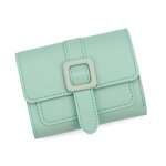 Card Wallet - Manufacturer Lady Mini PU Custom Color Minimalist Button Waterproof