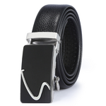 Belt - Manufacturer Wholesale New PU Alloy Automatic Lock Men's Business