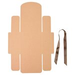 Gift Box - Manufacturer Rectangle Kraft Valentine Candy Ribbon Embossing Storage