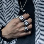 Ring Watch - Manufacturer Steel Mini Finger Fashion Jewelry for Men Women